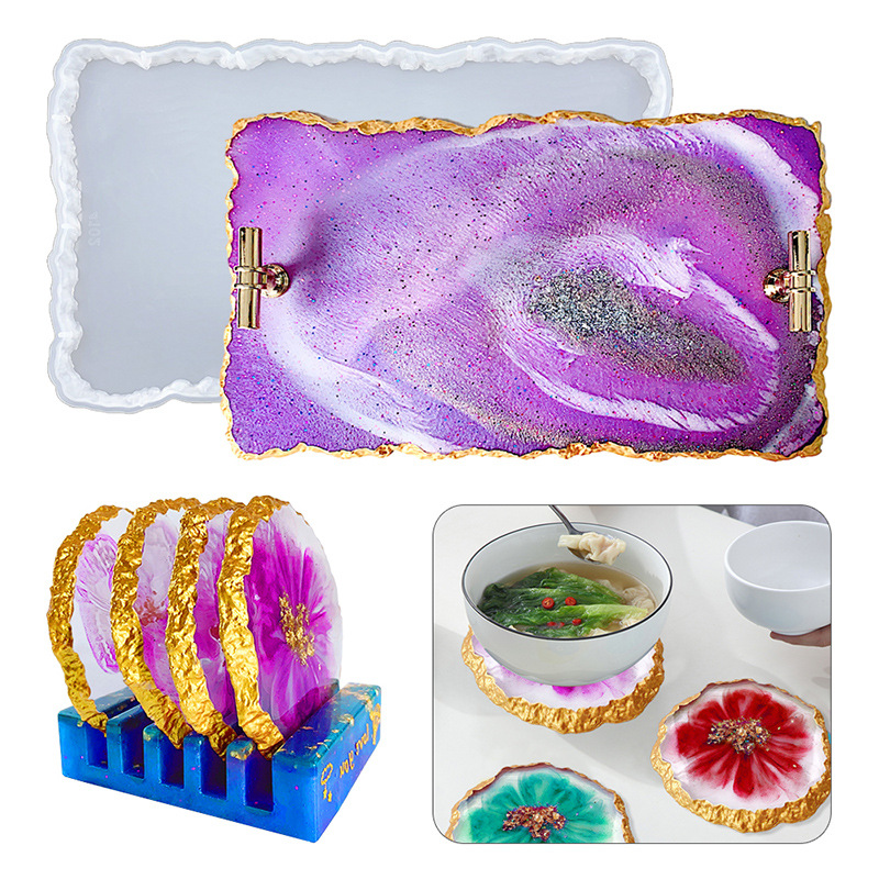 DM413 Drusy Coaster Forma żywi – Resin Craft Ideas recenzja i cena