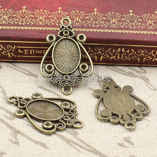 50 sztuk/partia Stopu Brązu To – Bezels Set Pendant recenzja i cena