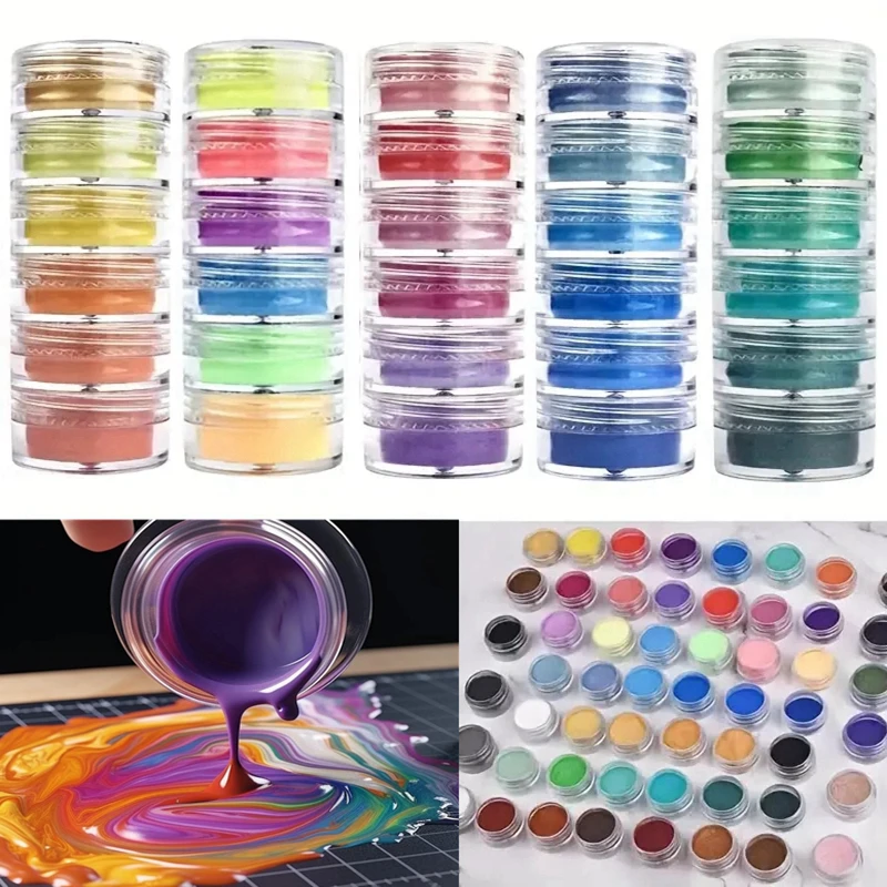 6 szt. Aurora Perłowy Brokat E – Resin Glitter Pack recenzja i cena